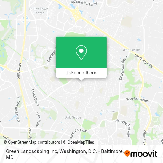 Green Landscaping Inc map