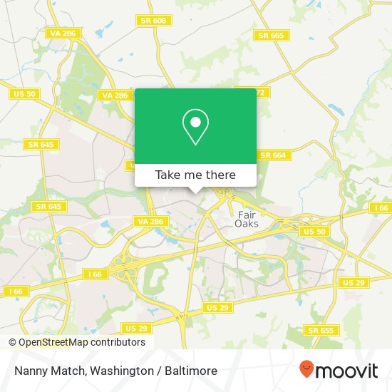 Nanny Match map