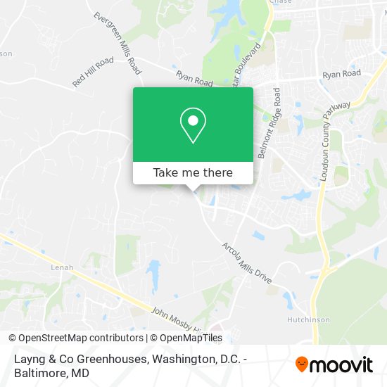 Mapa de Layng & Co Greenhouses