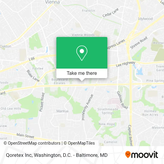 Qoretex Inc map
