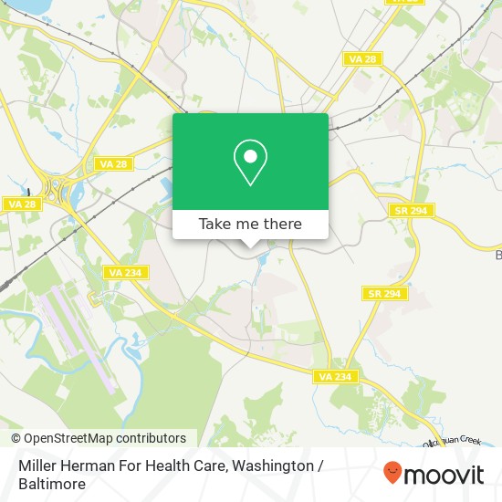 Mapa de Miller Herman For Health Care