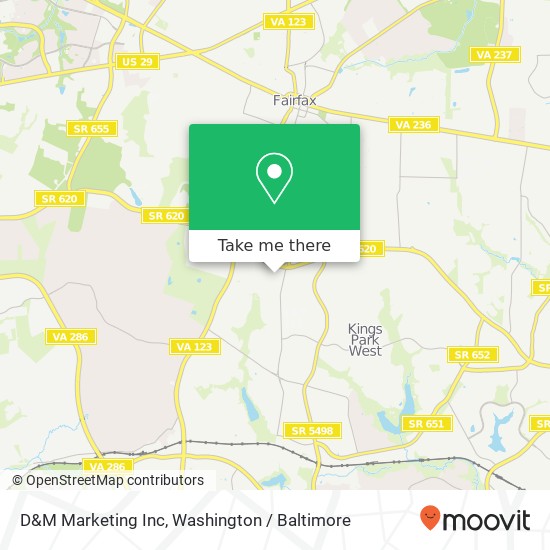 Mapa de D&M Marketing Inc