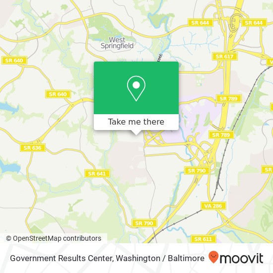 Mapa de Government Results Center
