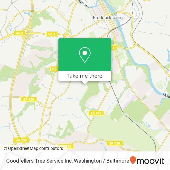 Goodfellers Tree Service Inc map