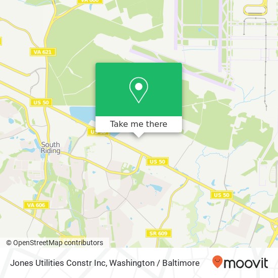 Jones Utilities Constr Inc map