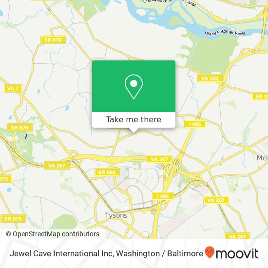 Mapa de Jewel Cave International Inc