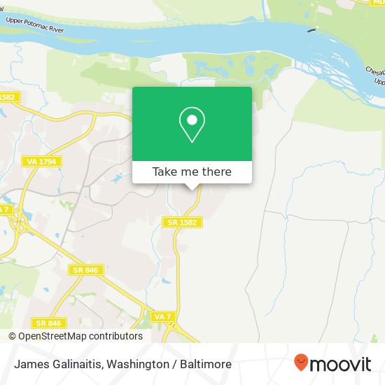 James Galinaitis map