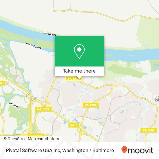 Mapa de Pivotal Software USA Inc