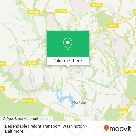 Mapa de Dependable Freight Transport