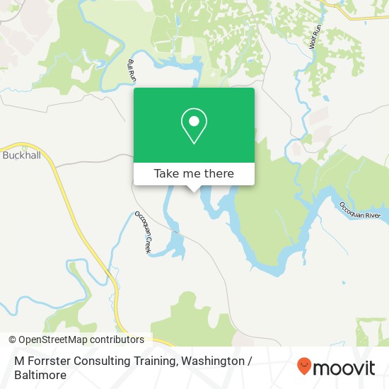 M Forrster Consulting Training map