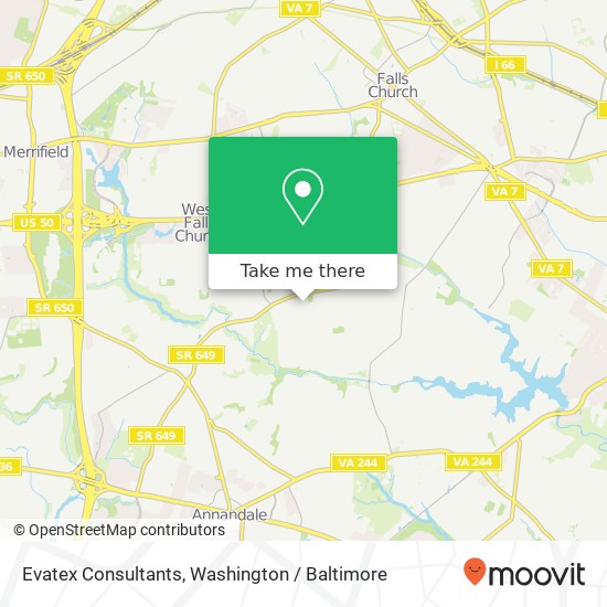 Evatex Consultants map