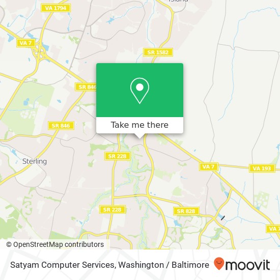 Satyam Computer Services map