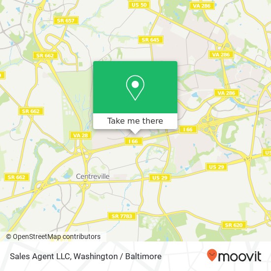 Sales Agent LLC map