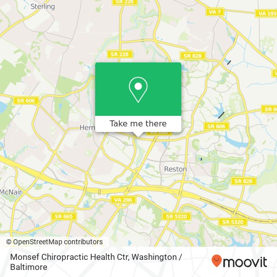 Monsef Chiropractic Health Ctr map