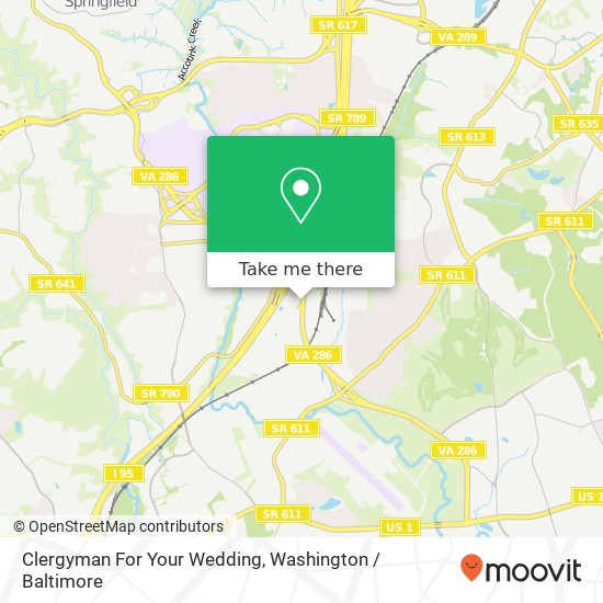 Mapa de Clergyman For Your Wedding