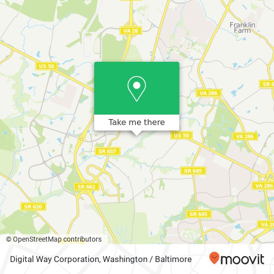 Mapa de Digital Way Corporation