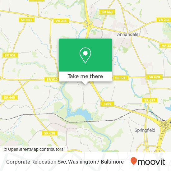 Corporate Relocation Svc map