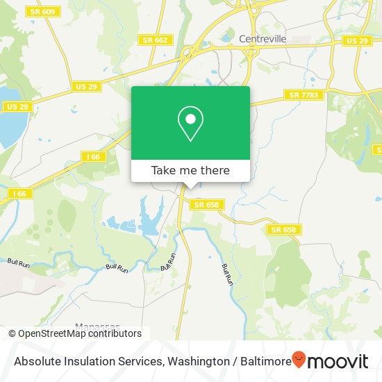 Mapa de Absolute Insulation Services