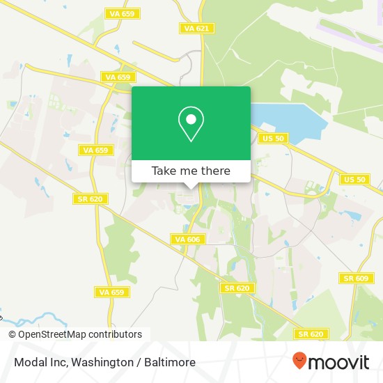 Modal Inc map