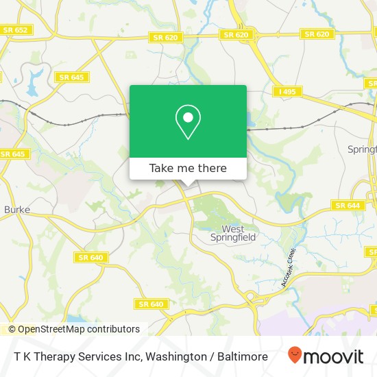 T K Therapy Services Inc map