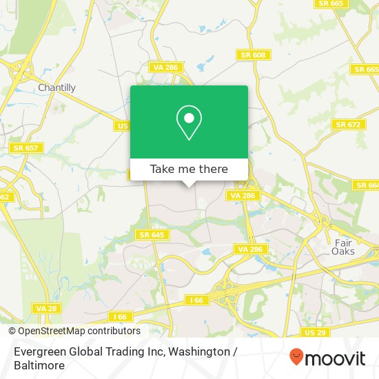 Mapa de Evergreen Global Trading Inc