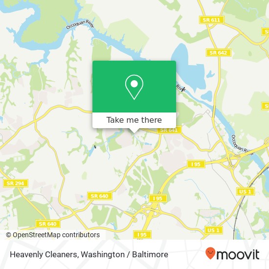 Heavenly Cleaners map