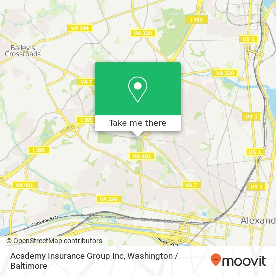 Academy Insurance Group Inc map