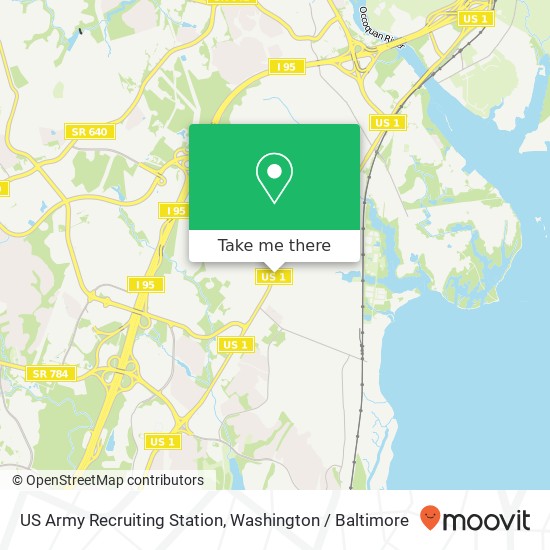 US Army Recruiting Station map