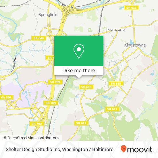 Mapa de Shelter Design Studio Inc