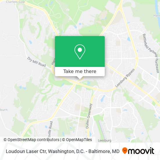 Loudoun Laser Ctr map