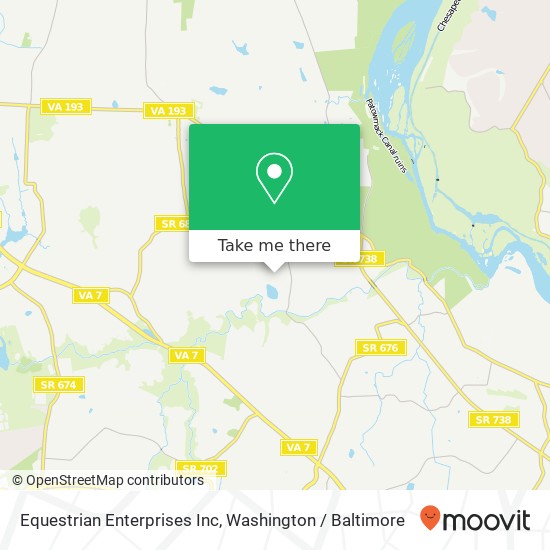 Mapa de Equestrian Enterprises Inc
