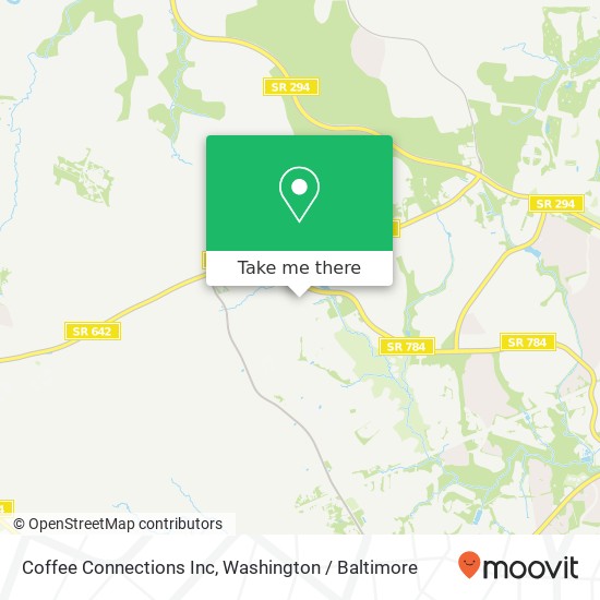 Mapa de Coffee Connections Inc