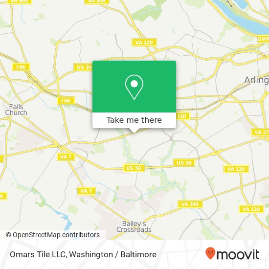 Omars Tile LLC map