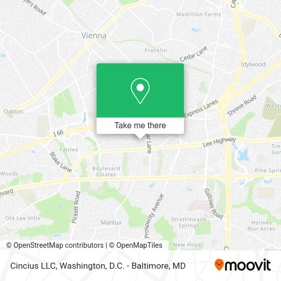 Cincius LLC map