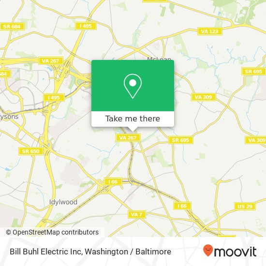 Bill Buhl Electric Inc map