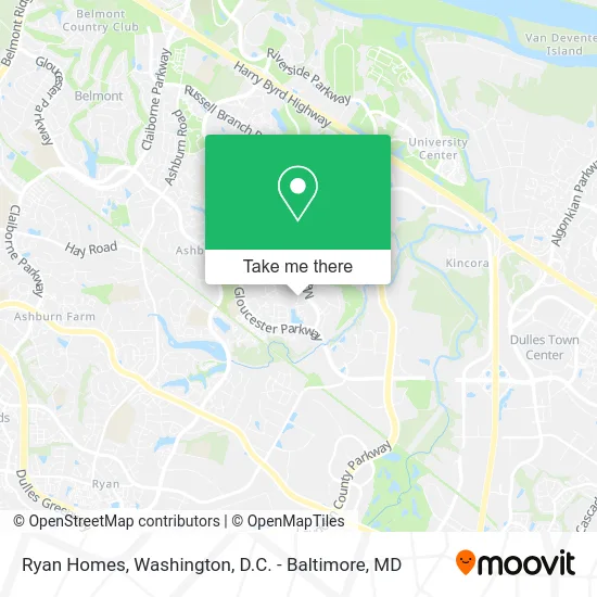 Ryan Homes map