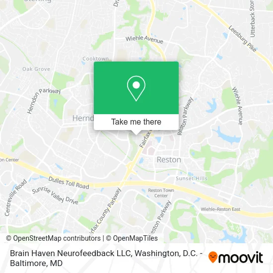 Brain Haven Neurofeedback LLC map
