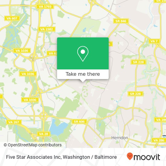 Mapa de Five Star Associates Inc