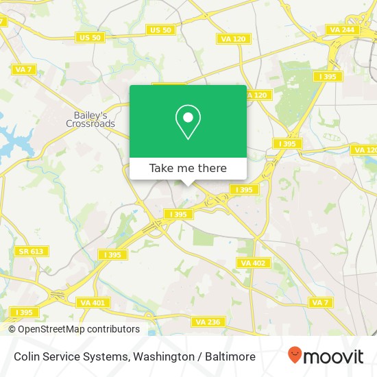 Colin Service Systems map