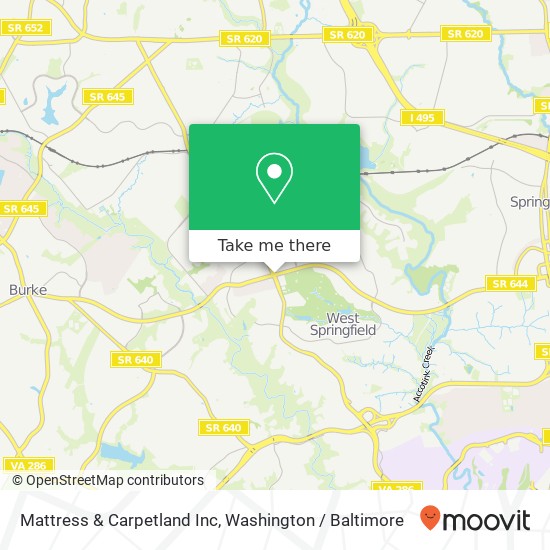 Mattress & Carpetland Inc map