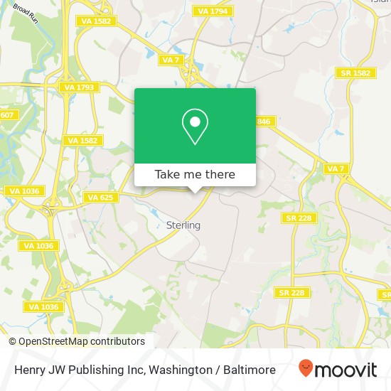 Mapa de Henry JW Publishing Inc