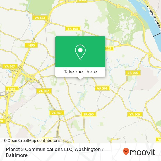Mapa de Planet 3 Communications LLC