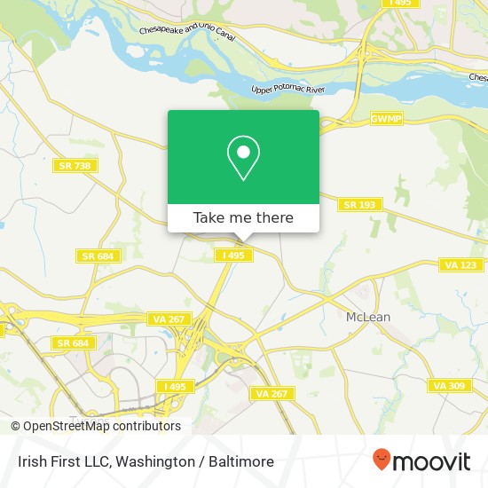 Irish First LLC map