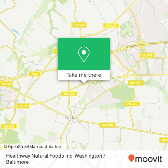 Healthway Natural Foods Inc map