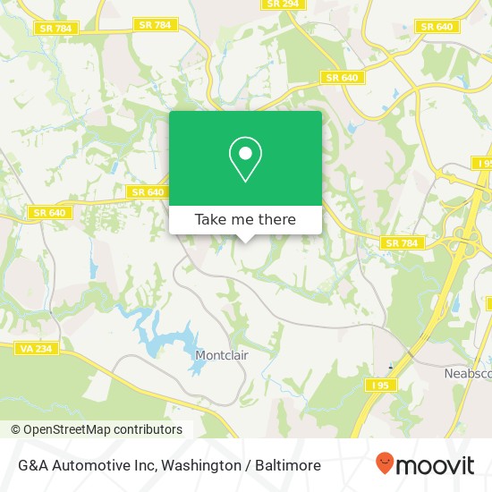 Mapa de G&A Automotive Inc