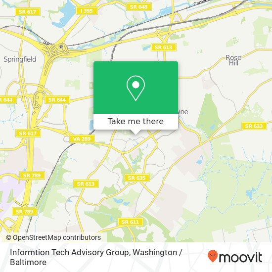 Mapa de Informtion Tech Advisory Group