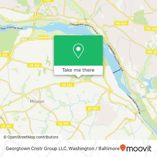 Georgtown Cnstr Group LLC map