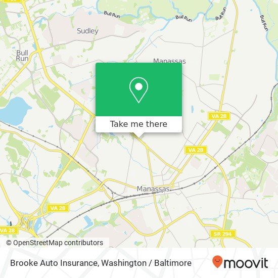 Brooke Auto Insurance map