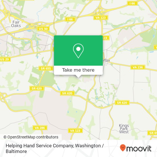 Mapa de Helping Hand Service Company