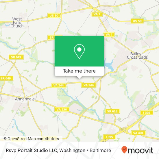 Mapa de Rsvp Portait Studio LLC